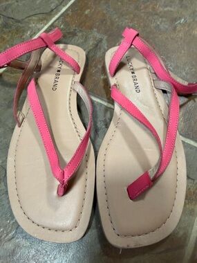 Lucky Brand Hot Pink Strappy Women's Sandals